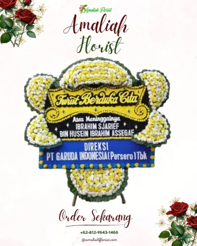 Papan Bunga Duka di Semowo