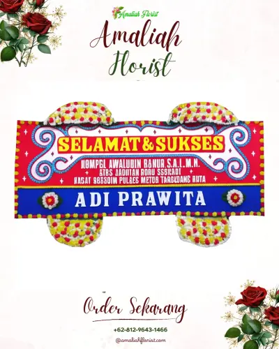 Karangan Bunga Ucapan Selamat di Semowo