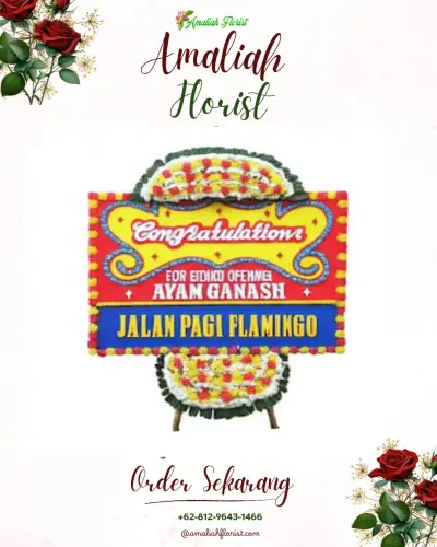 Bunga Papan Congratulation di Semowo